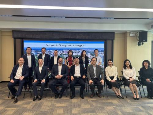 The 48 Group Club attend business forum in Pharmaceutials, Biotech, in Healthcare Bio-Diagnosis Innovation Center invited by Guangzhou Development District Investment Promotion Bureau.